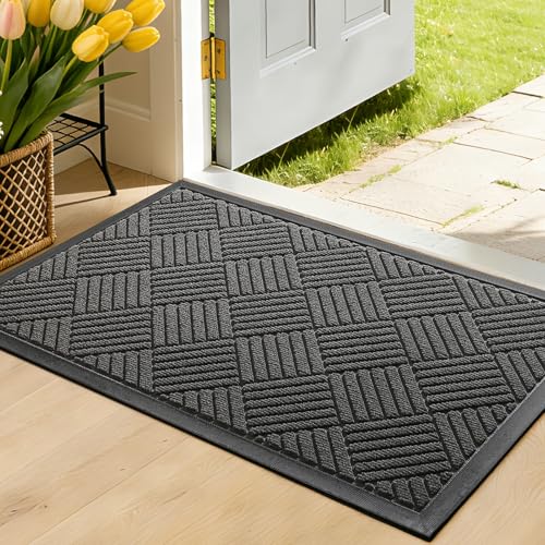 Low Profile Non-Slip Waterproof Rubber Door Mat