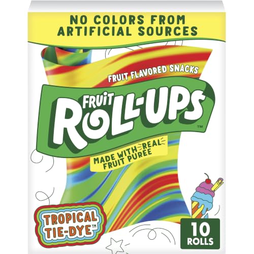 10 Count Fruit Roll-Ups Tropical Fruit Snacks (OU)