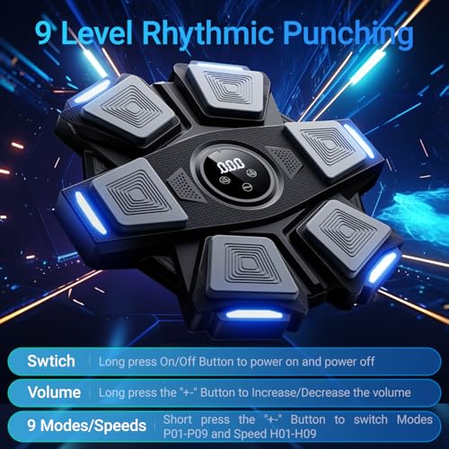 Wall Mounted Boxing Machine with Gloves for Home Gym