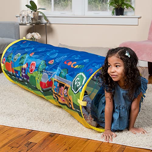 Cocomelon Tunnel for Toddlers Pop Up Play Tunnel Tent for Kids to Crawl Through | Collapsible and Portable Toy