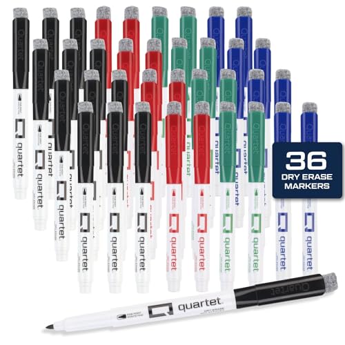 36 Pack Quartet Fine Tip Dry Erase Markers