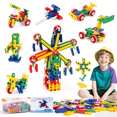 208 Piece STEM Engineering Building Blocks Set
