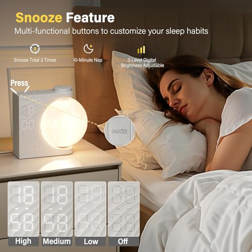 Sunrise Alarm Clock with Night Light & Sounds