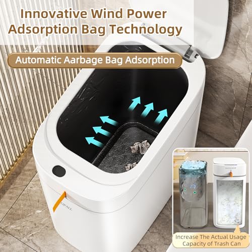 Motion Sensor Trash Can 3.5 Gallon by MOPALL