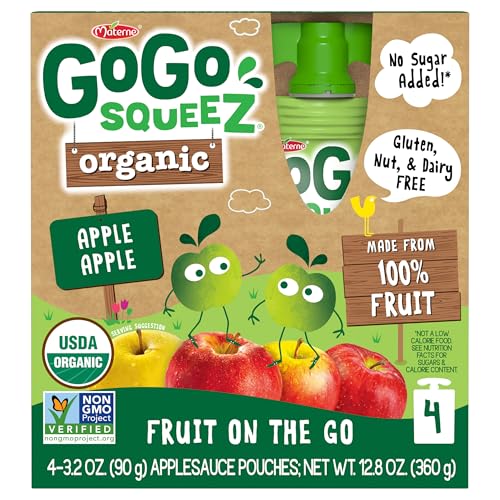 GoGo squeeZ Organic Applesauce and Fruit Puree