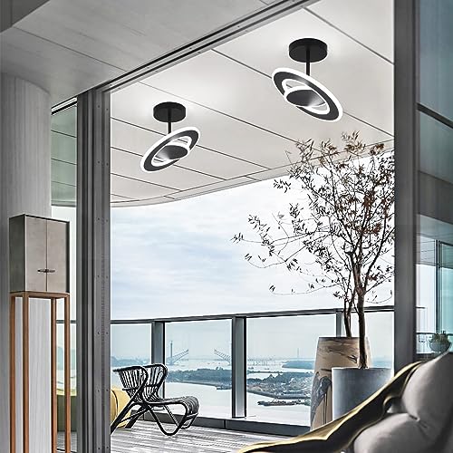 EIDEARAY Modern LED Ceiling Light Acrylic Hallway Light 30W Cool White Multi-Directional Ceiling Lamp Adjustable Flush Mount Ceiling Light Fixtures for Bedroom Kitchen Balcony Corridor Stair Aisle