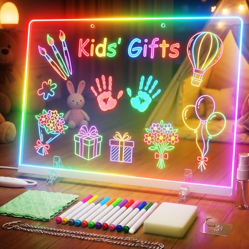 17-Inch LED Drawing Board with Light Effects