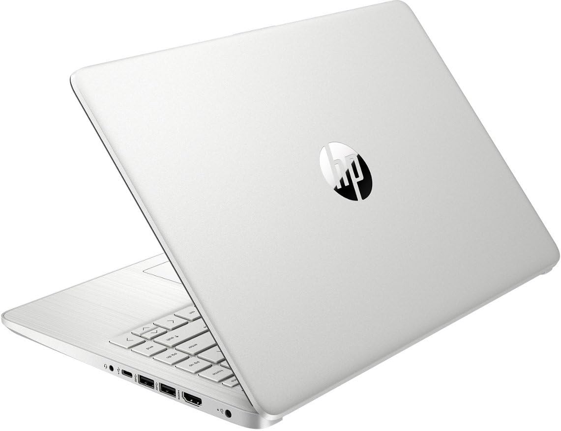 HP 14" Laptop Ultral Light for Students and Business, Quad-Core Intel Celeron Processor, 16GB RAM, 256GB Storage (128GB eMMC + 128GB Ghost Manta SD Card), HDMI, WiFi, USB-A&C, Win 11