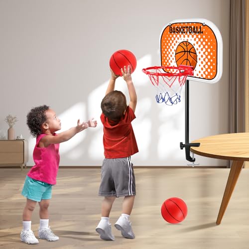 Mini Desktop Basketball Hoop Set with 2 Balls