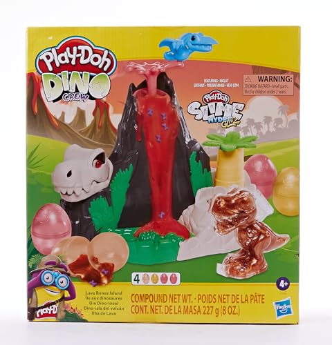 Play-Doh Dino Crew Volcano Playset with Slime
