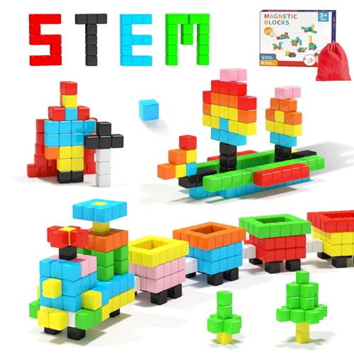 40 Piece Magnetic STEM Building Blocks Set