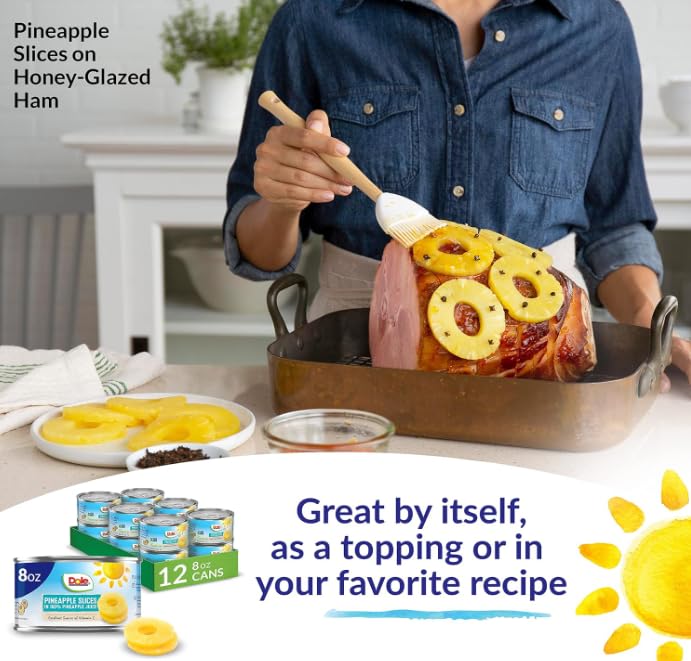 Dole Pineapple Slices in 100% Juice - 12 Pack