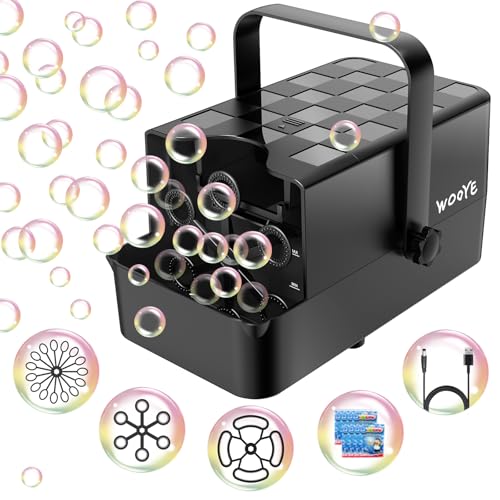 Bubble Machine for Kids, High Output Bubble Blower