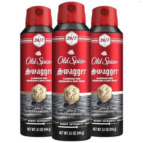 3 Pack Old Spice Aluminum Free Body Spray