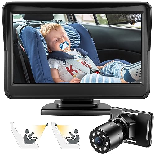Car Baby Camera with Night Vision, 4.3" Display