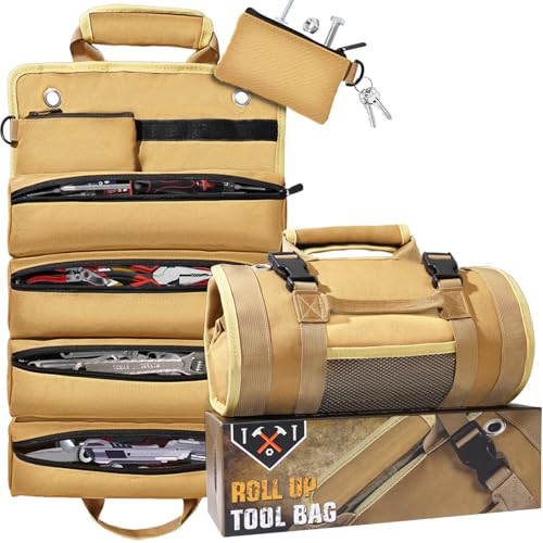 Waterproof Heavy Duty Oxford Roll Up Tool Bag