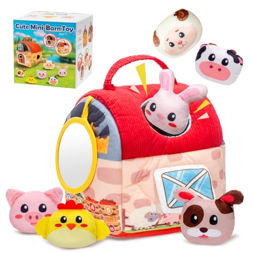 Montessori Sensory Baby Rattle Crinkle Toy Set