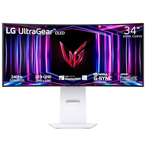 LG 34-Inch Ultragear OLED 240Hz Gaming Monitor