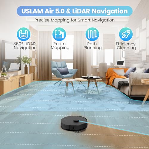 AIRROBO Self-Emptying Robot Vacuum and Mop Combo