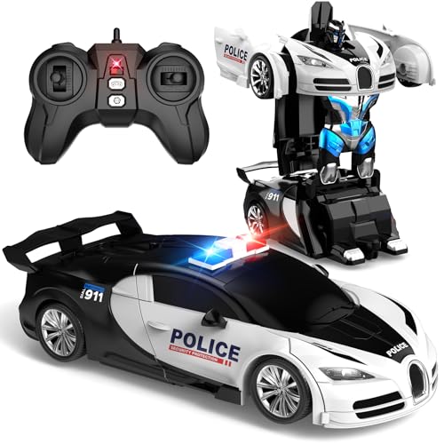 Remote Control Transforming Robot Car Toy