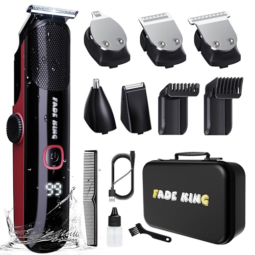 Cordless Waterproof Beard and Hair Trimmer