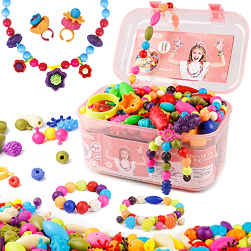 Girls Pop Beads Jewelry Making Kit