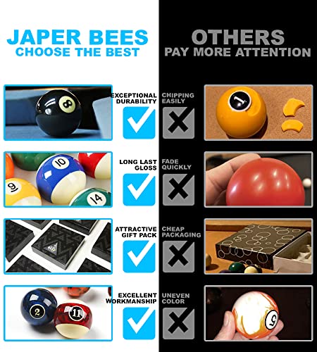 16 Ball Pool Ball Set by JAPER BEES
