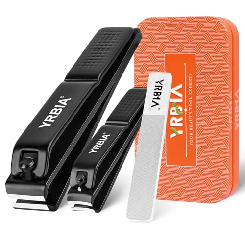 Nail Clippers Set with Glass Nail File