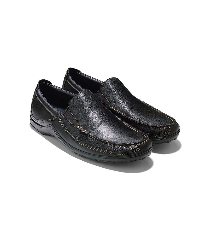 Cole Haan mens Tucker Venetian loafers shoes, Black, 8 US