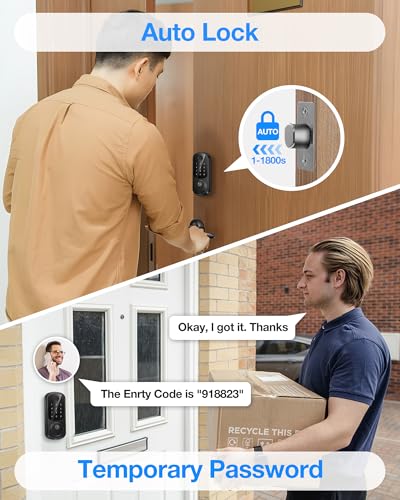 SohoTeco Smart Fingerprint Door Lock with Keypad