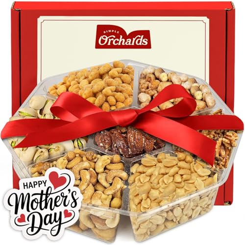 Simple Orchards 7-Section Roasted Nuts Gift Platter