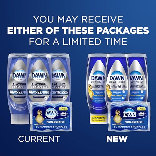 Dawn EZ-Squeeze Dish Soap with Non-Scratch Sponges