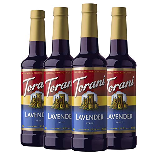 4 Pack Torani Lavender Flavored Syrup 25.4 Ounce