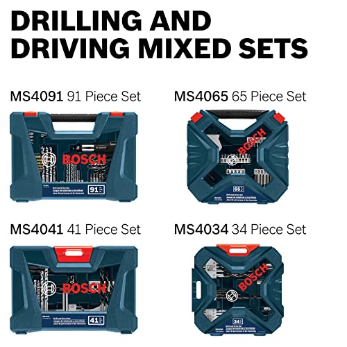 BOSCH 91-Piece Drilling and Driving Set