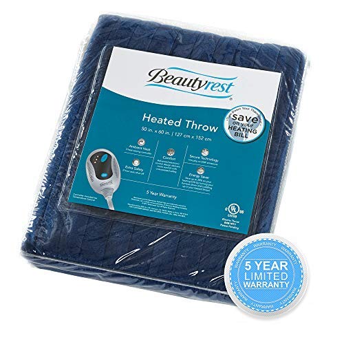 Beautyrest Heated Fleece Electric Blanket Throw