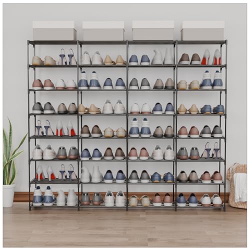 Large 8-Tier Shoe Rack Storage Organizer