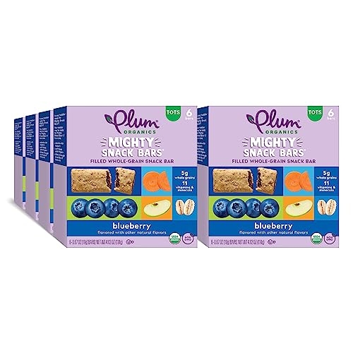 48 Pack Plum Organics Mighty Toddler Snack Bars