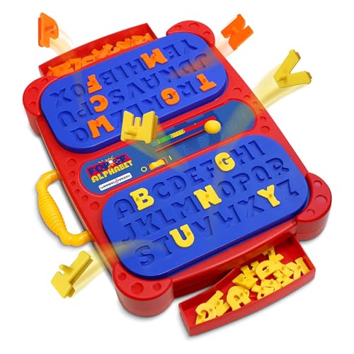 Alphabet Pop Up Board Game with Puzzle Pieces