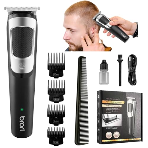 Rechargeable Cordless Hair Trimmer and Clipper Set