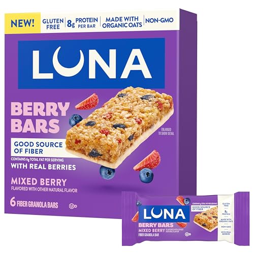 6 Count Luna Bar Gluten Free Mixed Berry Bars (OU-D)