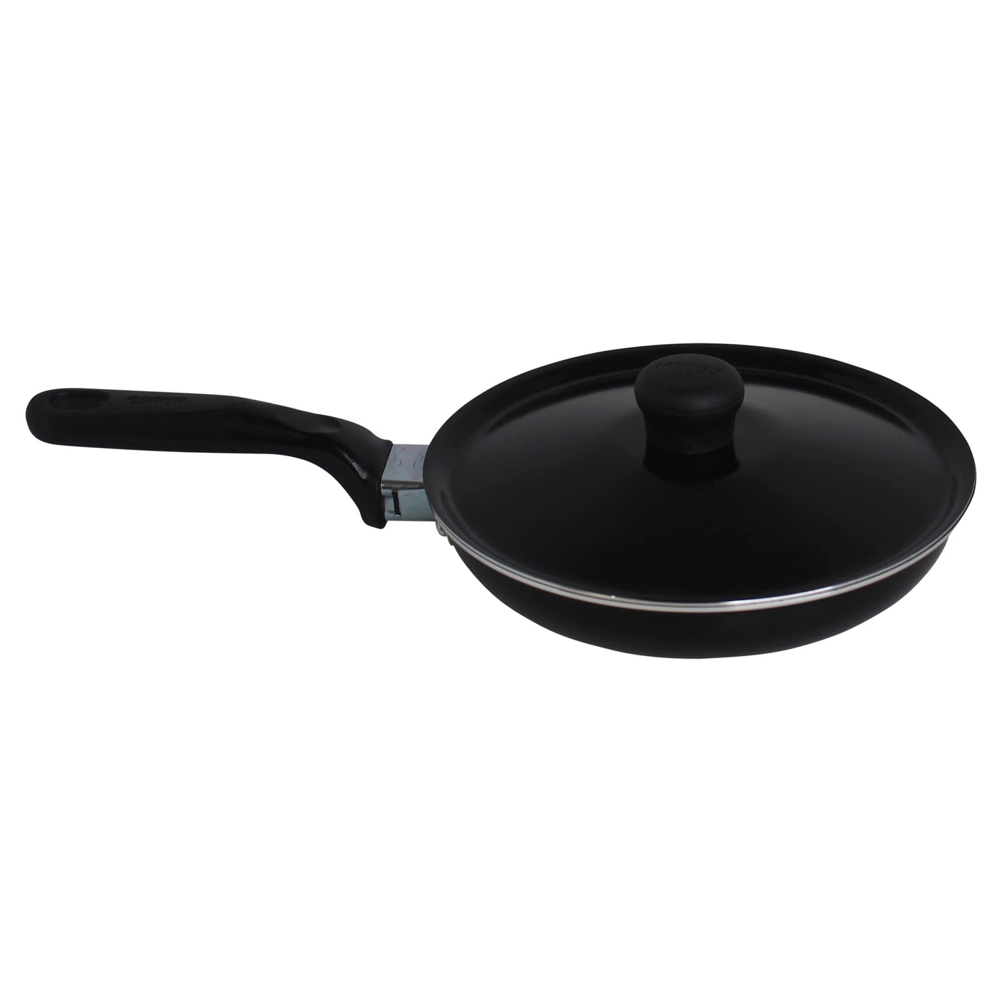 Imusa Casserole with Lid and Handle, STD, Black, Red or Blue (pack of 1)