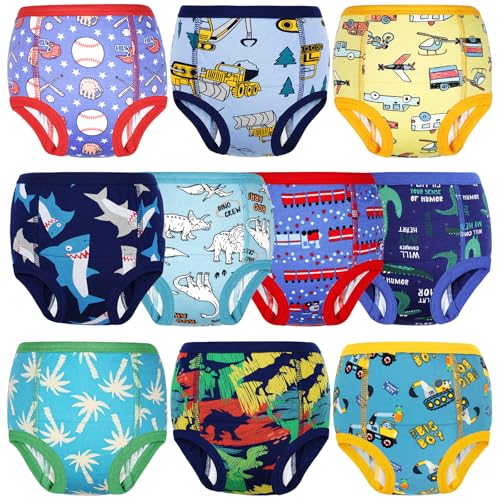 10 Pack Absorbent Cotton Toddler Training Underwear