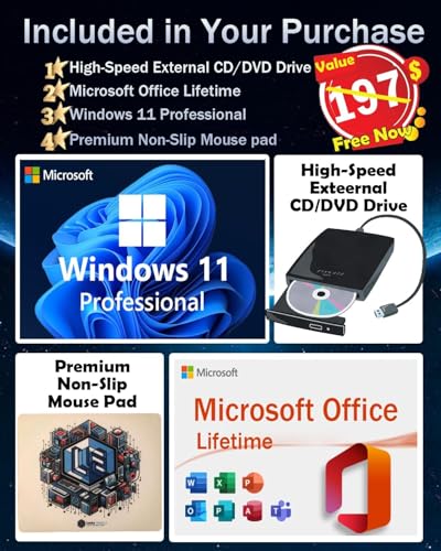 HP 2025 All-in-One Desktop Computer with 32GB RAM