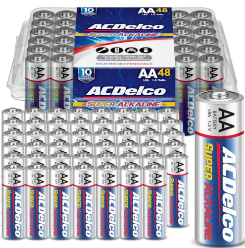48 Count Super Alkaline AA Batteries