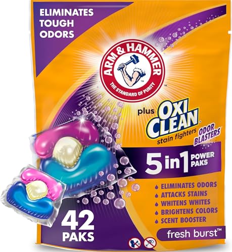 42 Count Arm & Hammer OxiClean Odor Blaster Paks