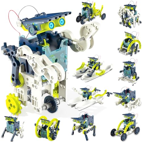 12-in-1 STEM Solar Robot Science Kit for Kids