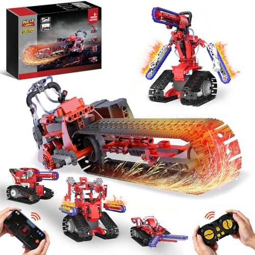 5-in-1 STEM Robot Building Kit for Kids