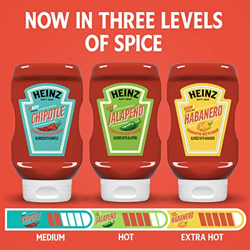 Heinz Habanero Tomato Ketchup Squeeze Bottle 14 oz