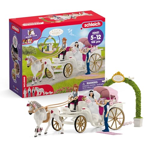 109 Piece Schleich Horse Club Wedding Carriage Playset