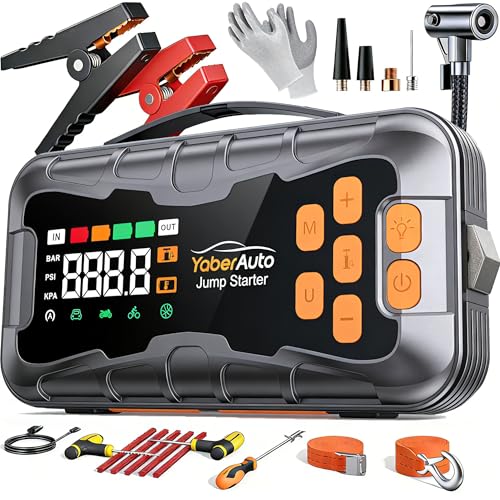 8000A Jump Starter with 160PSI Air Compressor